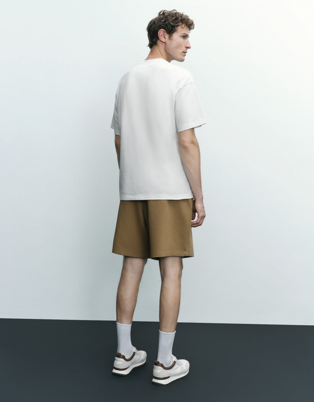 Drawstring Waist Knitted Shorts