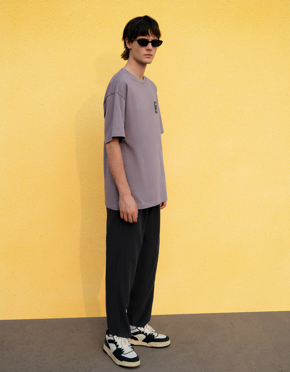 Drawstring Waist Straight Pants