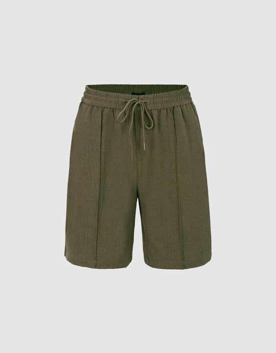 Drawstring Waist Shorts