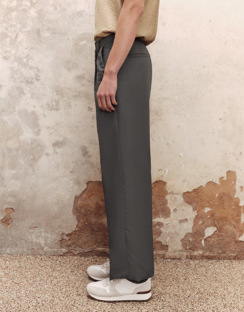 Wide-Leg Pants With Fanny Pack