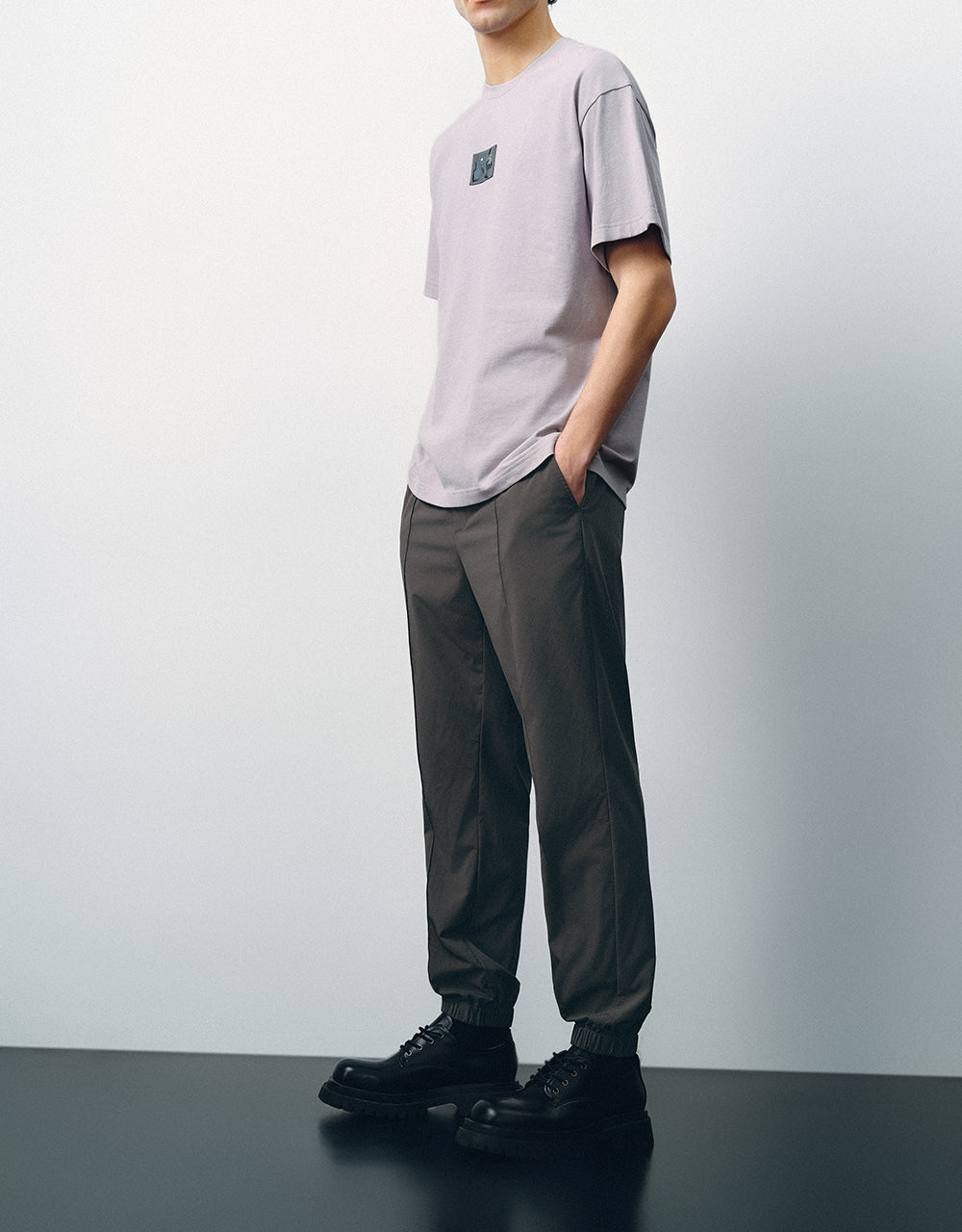 Drawstring Waist Jogger Pants