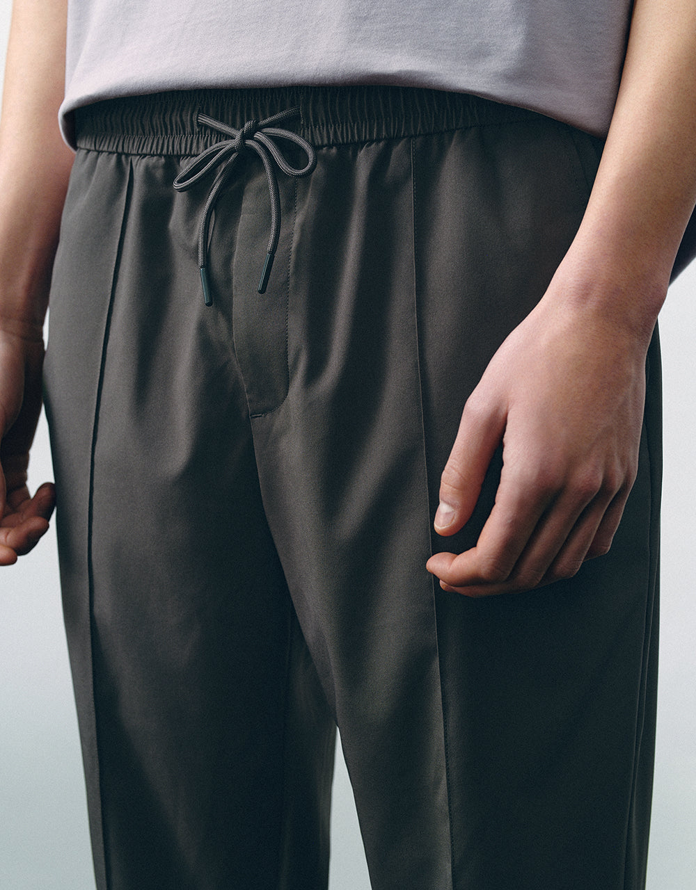 Drawstring Waist Jogger Pants