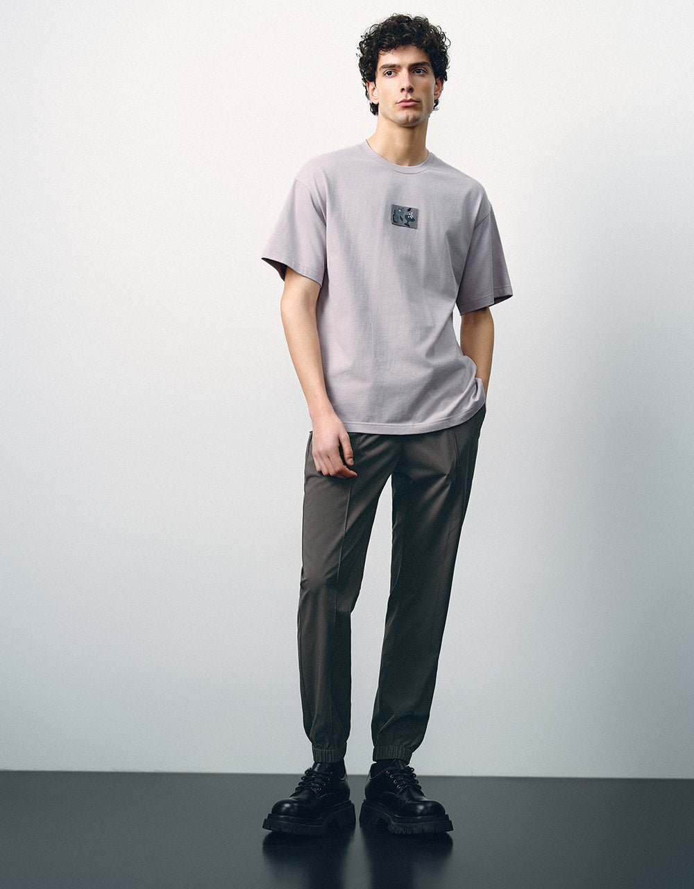 Drawstring Waist Jogger Pants