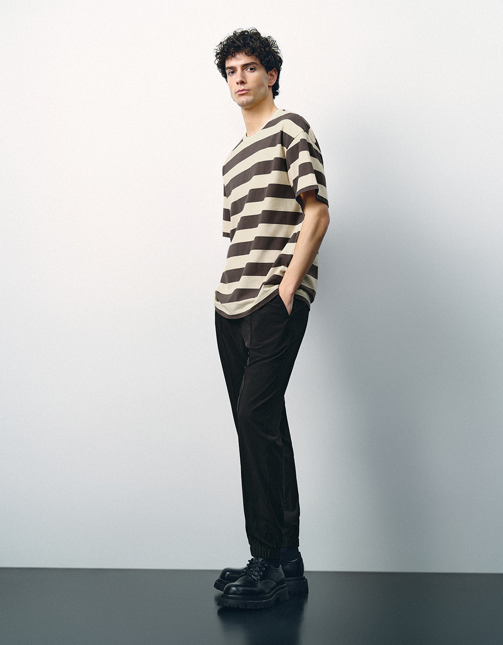 Drawstring Waist Jogger Pants