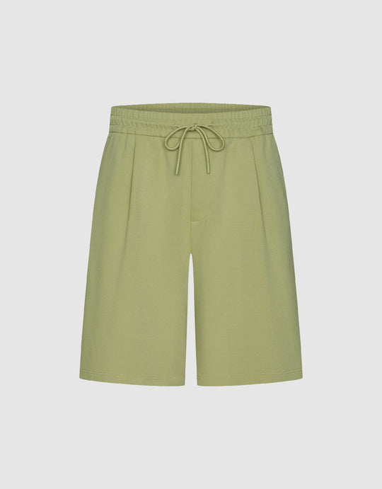 Drawstring Waist Loose Shorts