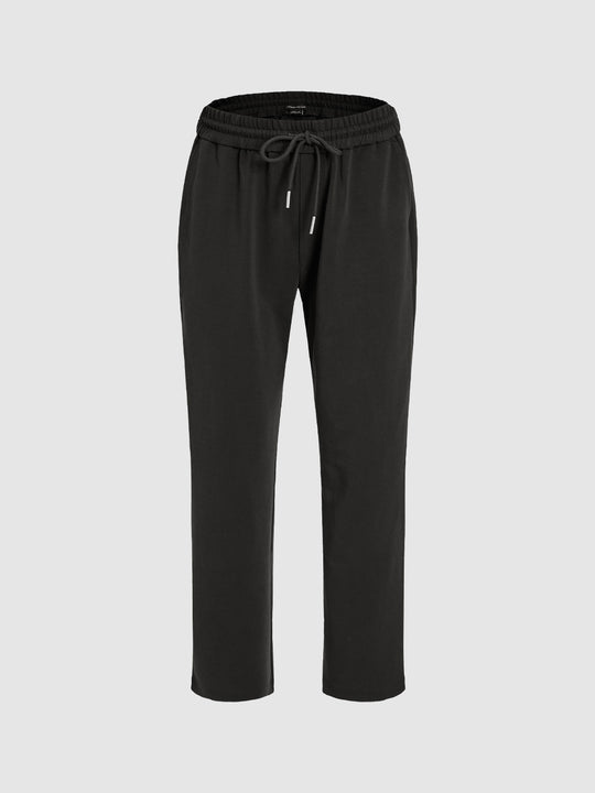 Drawstring Waist Straight Pants