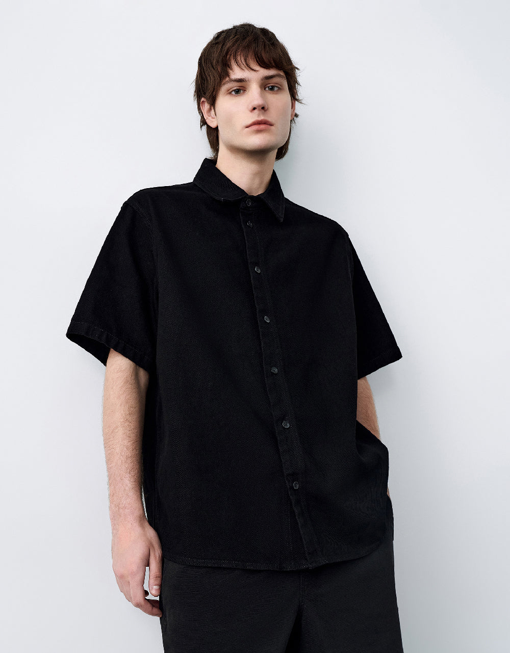 Button Up Denim Shirt