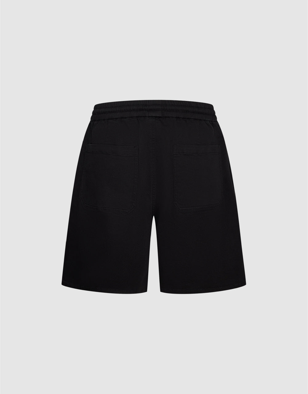 Drawstring Wasit Denim Shorts