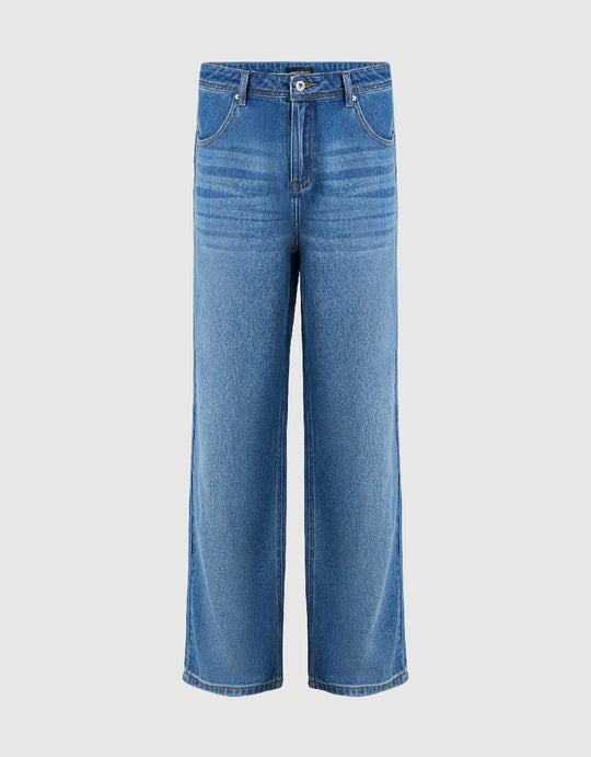 Loose Straight Jeans