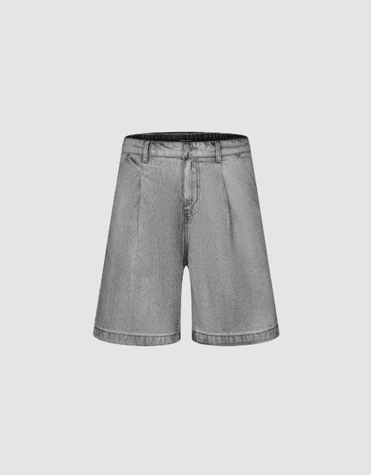 Loose Denim Shorts