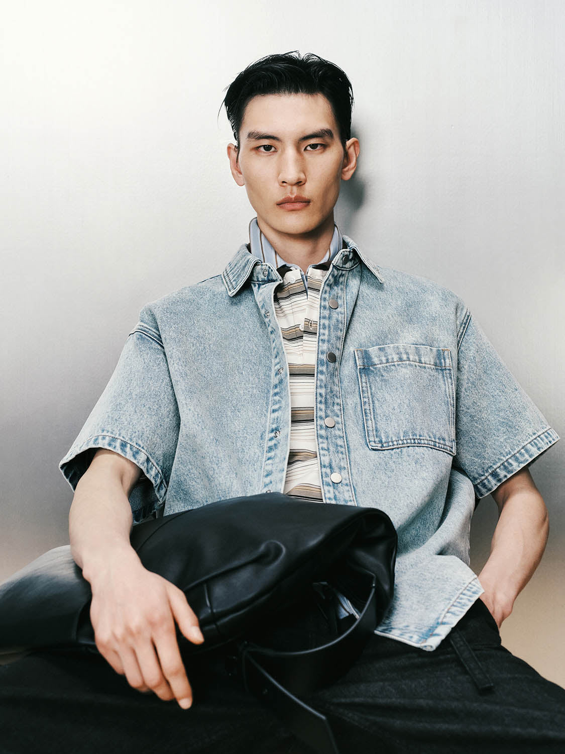 Denim Short Sleeve Shirts