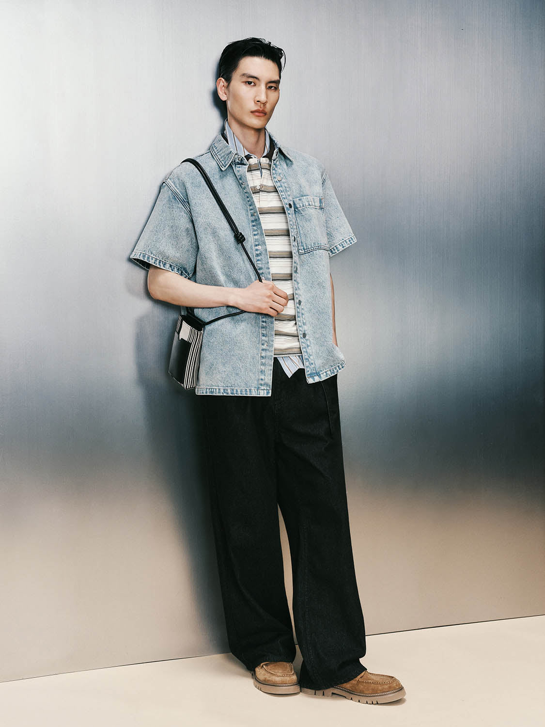 Denim Short Sleeve Shirts