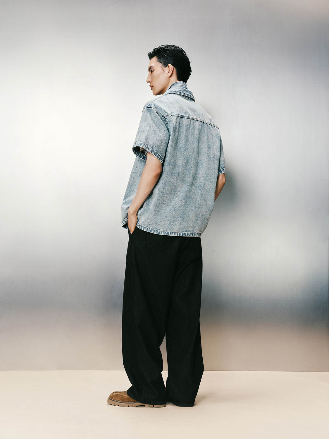 Denim Short Sleeve Shirts