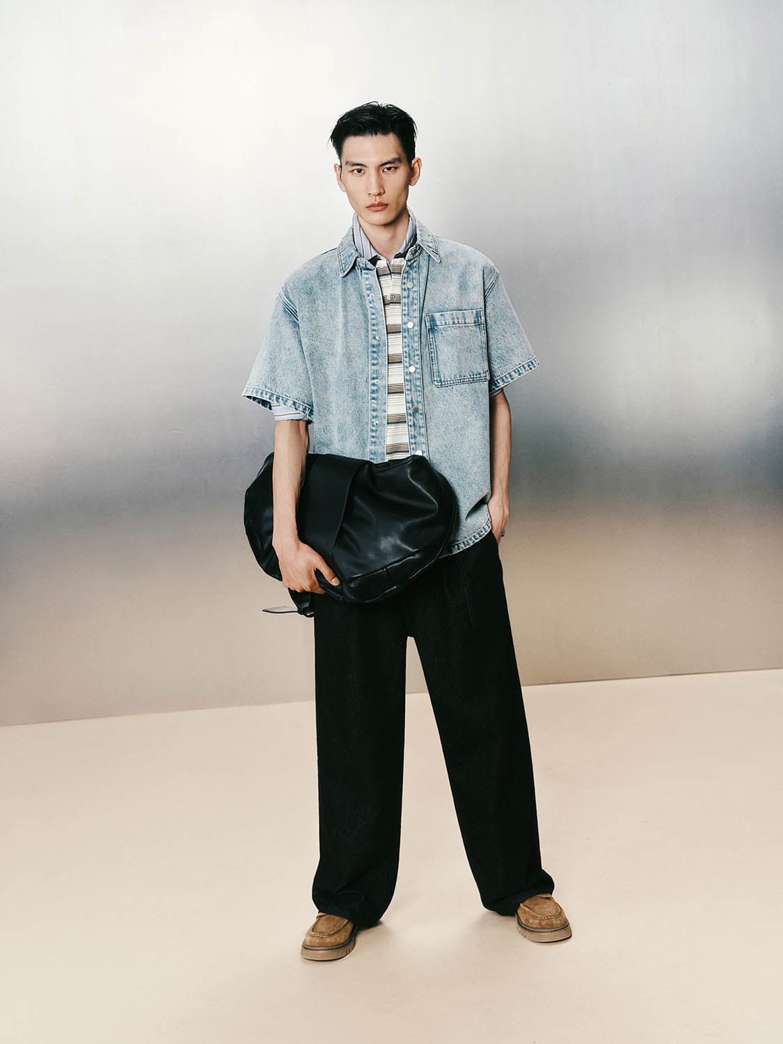 Denim Short Sleeve Shirts