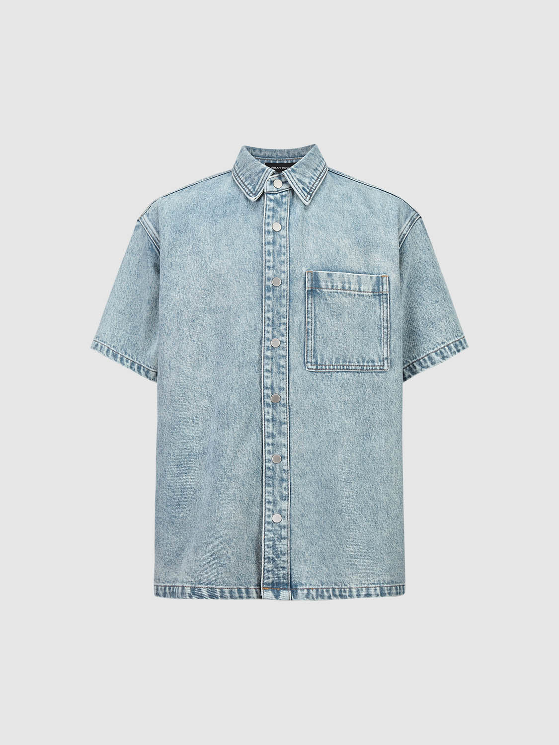 Denim Short Sleeve Shirts