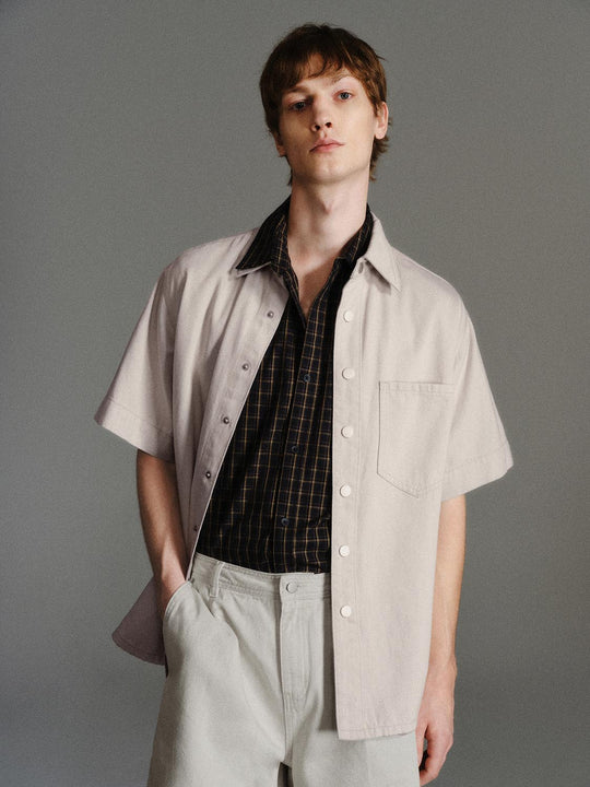 Denim Short Sleeve Shirts