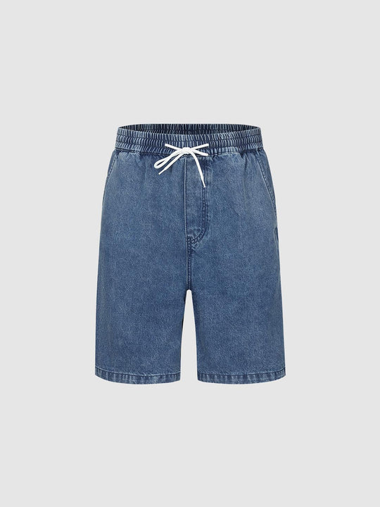 Pull On Denim Shorts