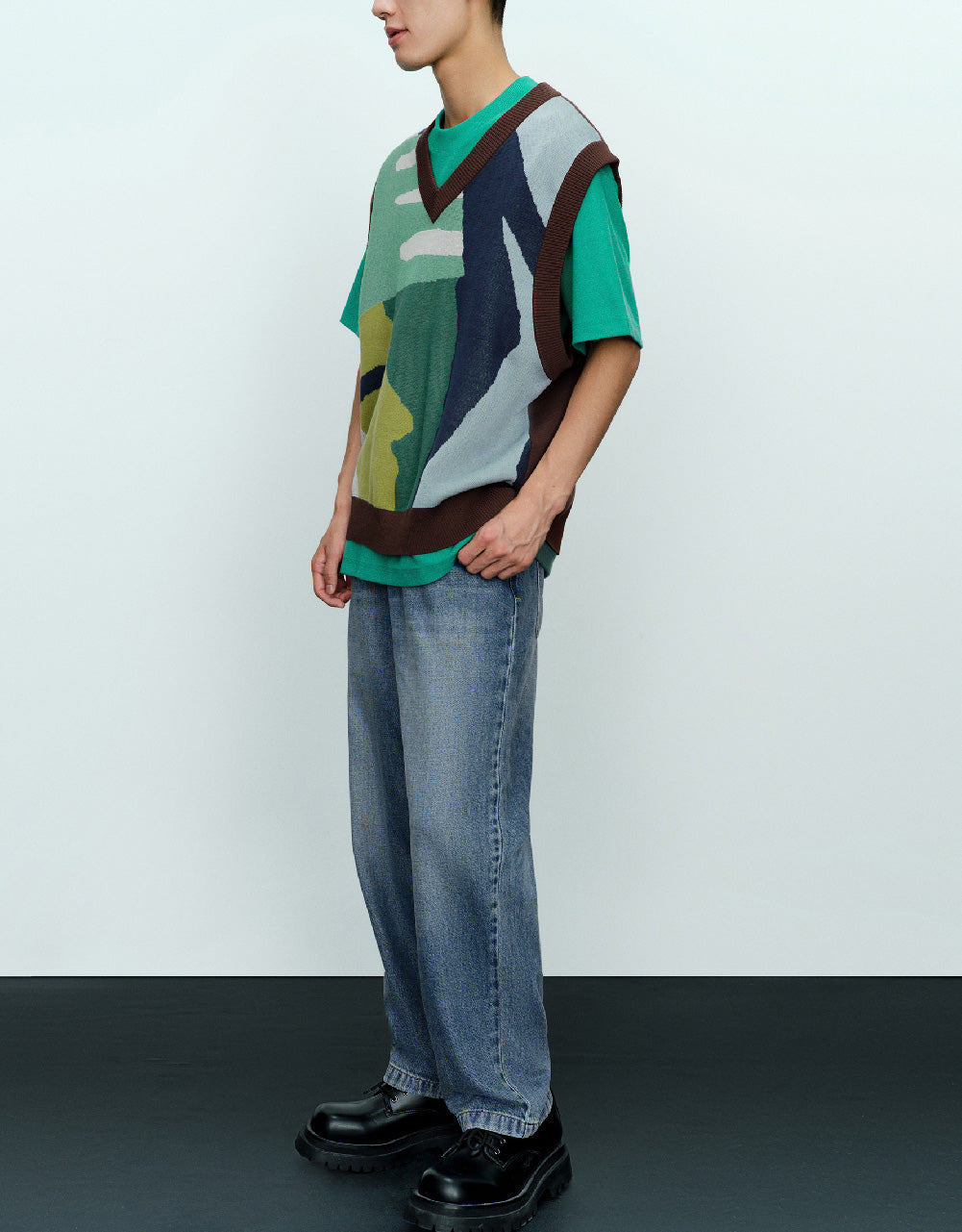 Loose Knitted Vest