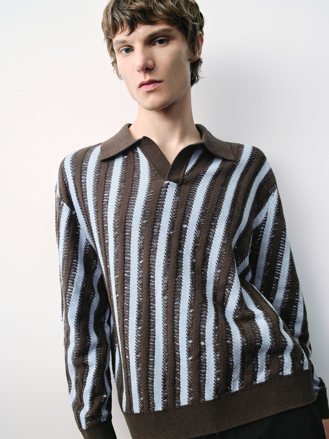 Striped Knitted T-Shirt