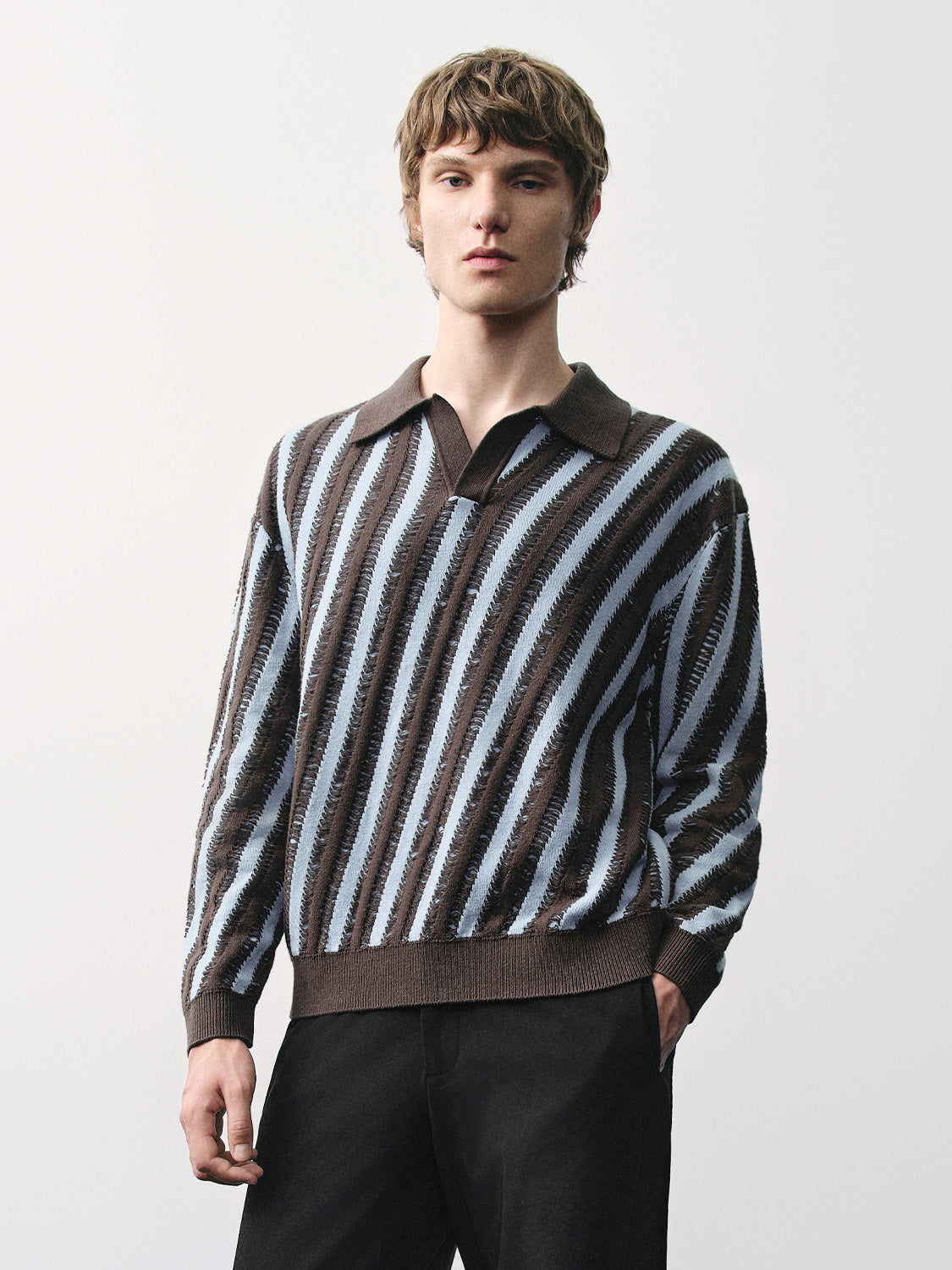 Striped Knitted T-Shirt