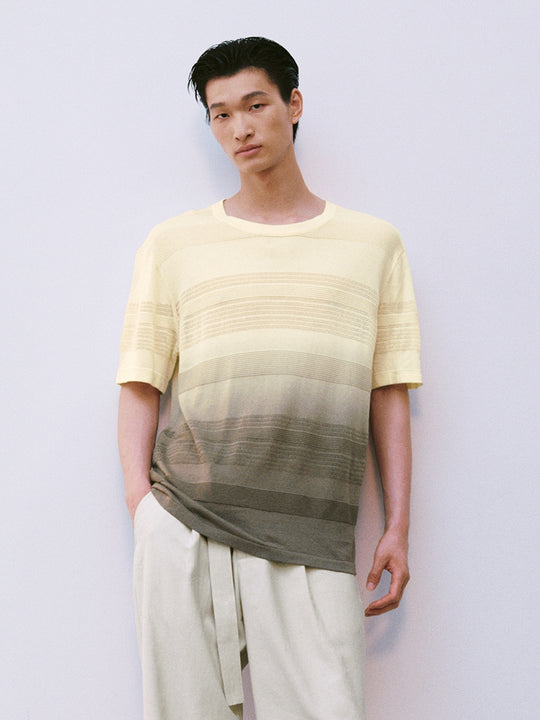 Knitted Short Sleeve T-Shirts