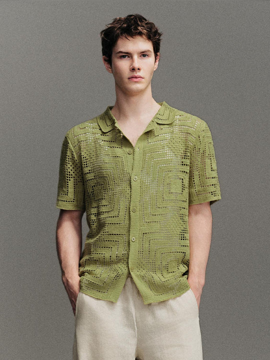 Knitted Short Sleeve Cardigans