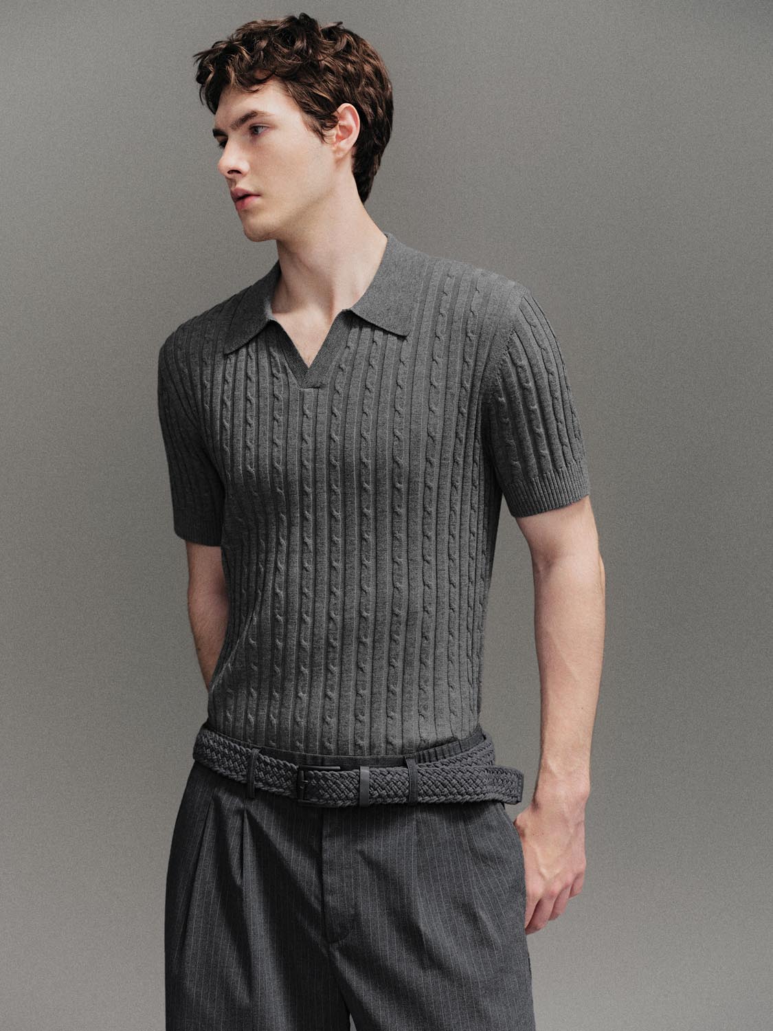 Rib Knitted T-Shirts