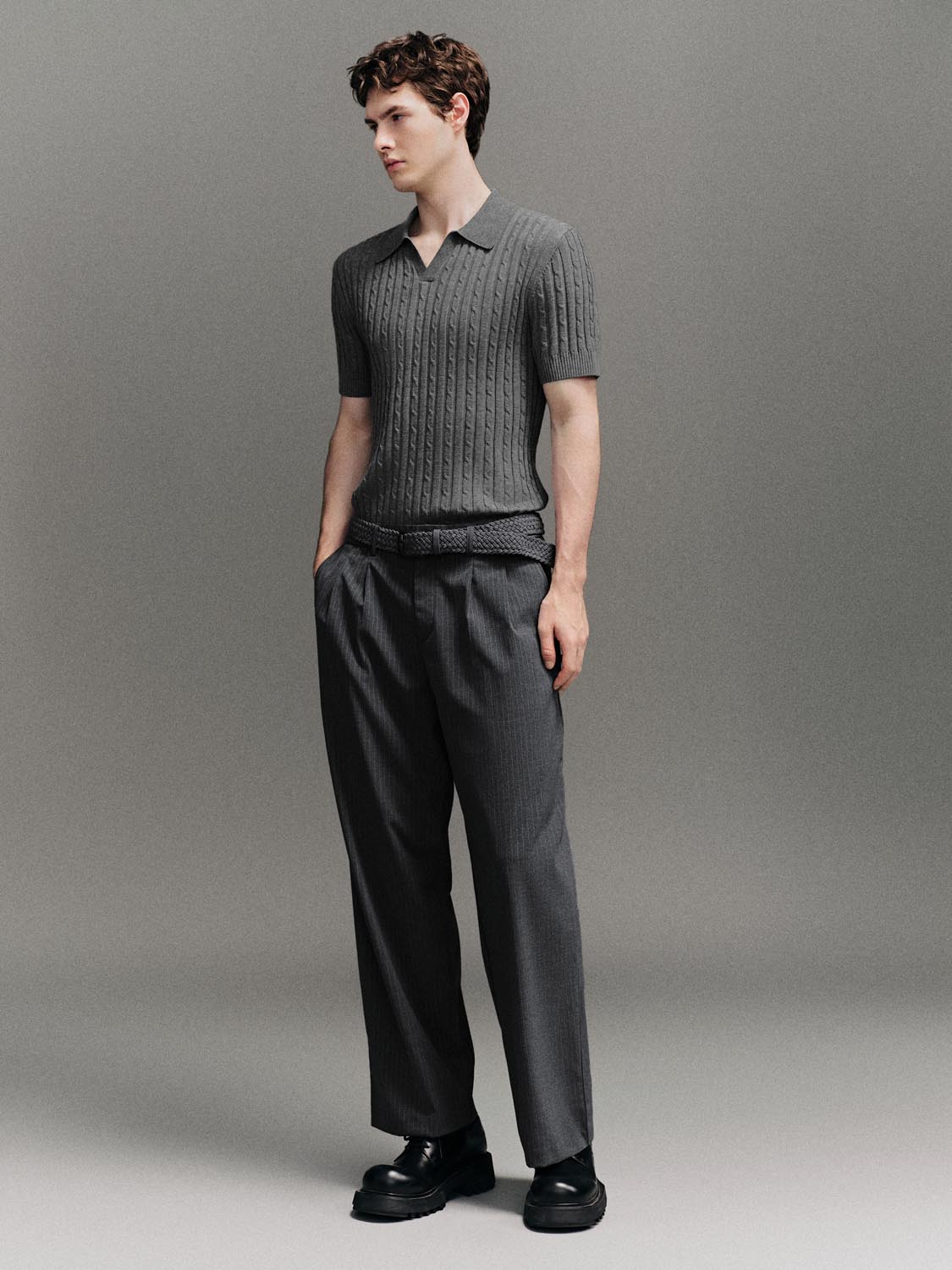 Rib Knitted T-Shirts