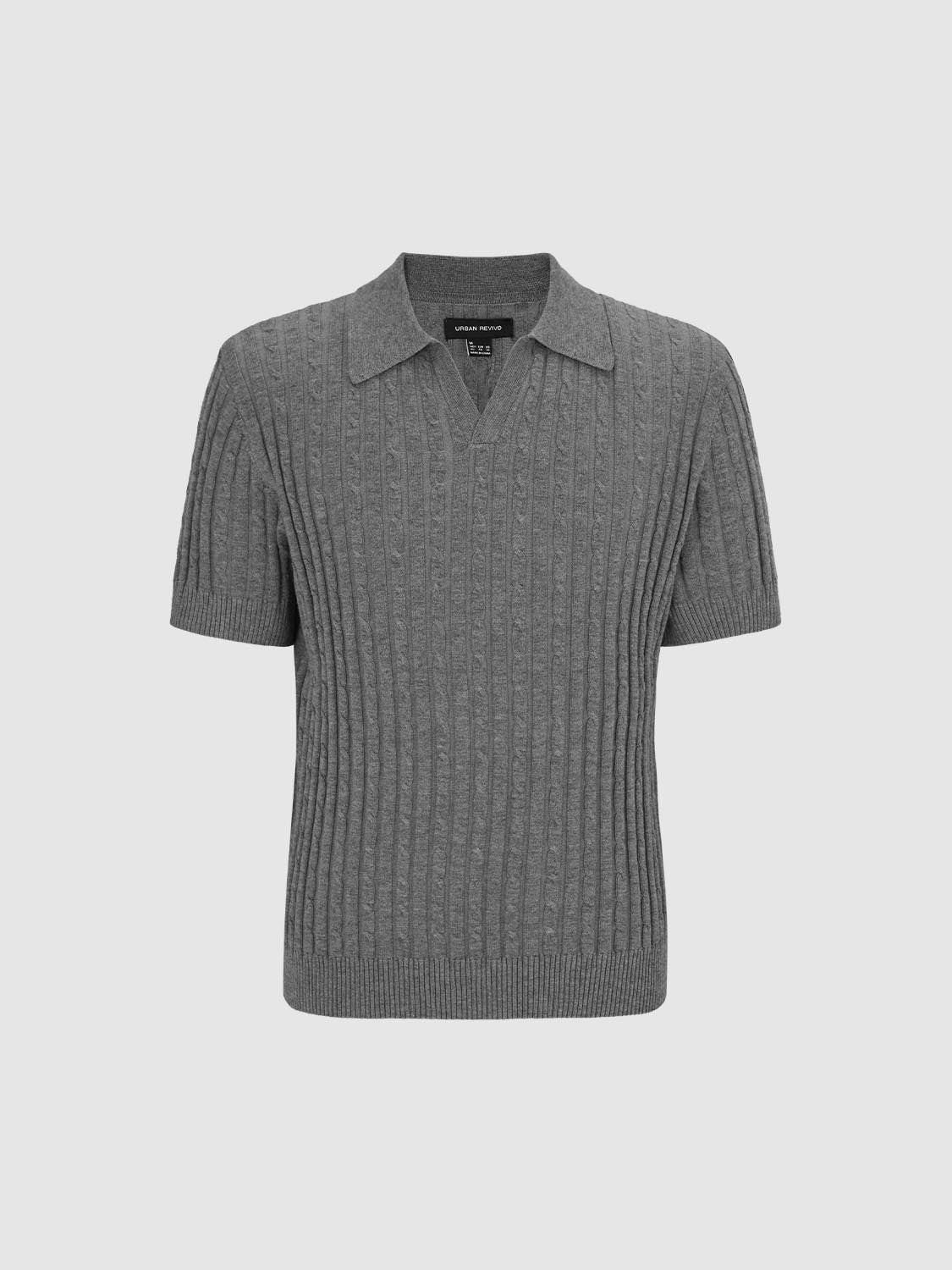 Rib Knitted T-Shirts