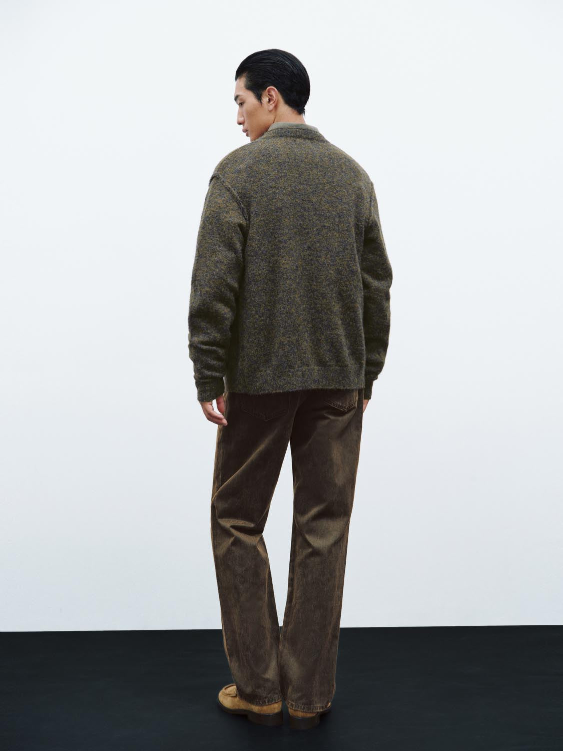 Crew Neck Knitted Cardigans