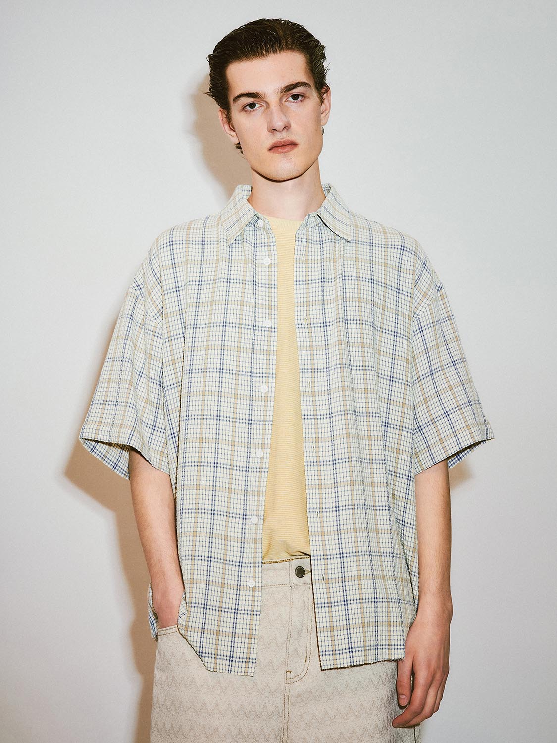 Plaid Short Sleeve Shirts