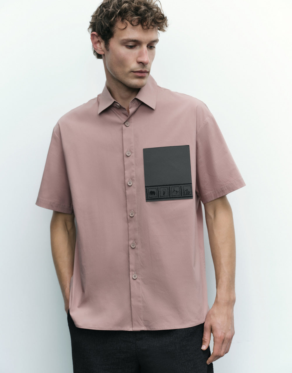 Pocket Detail Loose Shirt