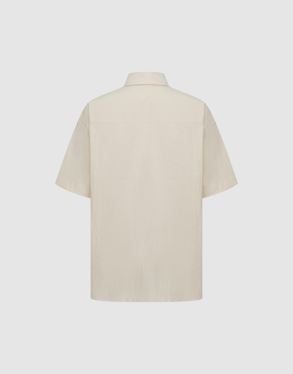 Button Up Printed Loose Shirt