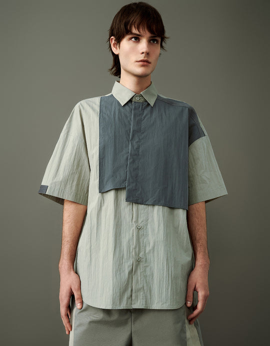 Colorblocks Oversized Shirt