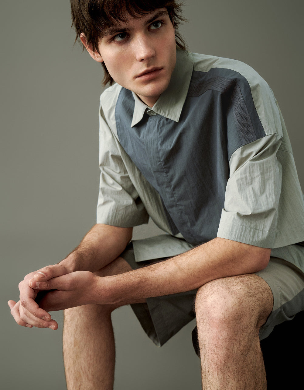 Colorblocks Oversized Shirt