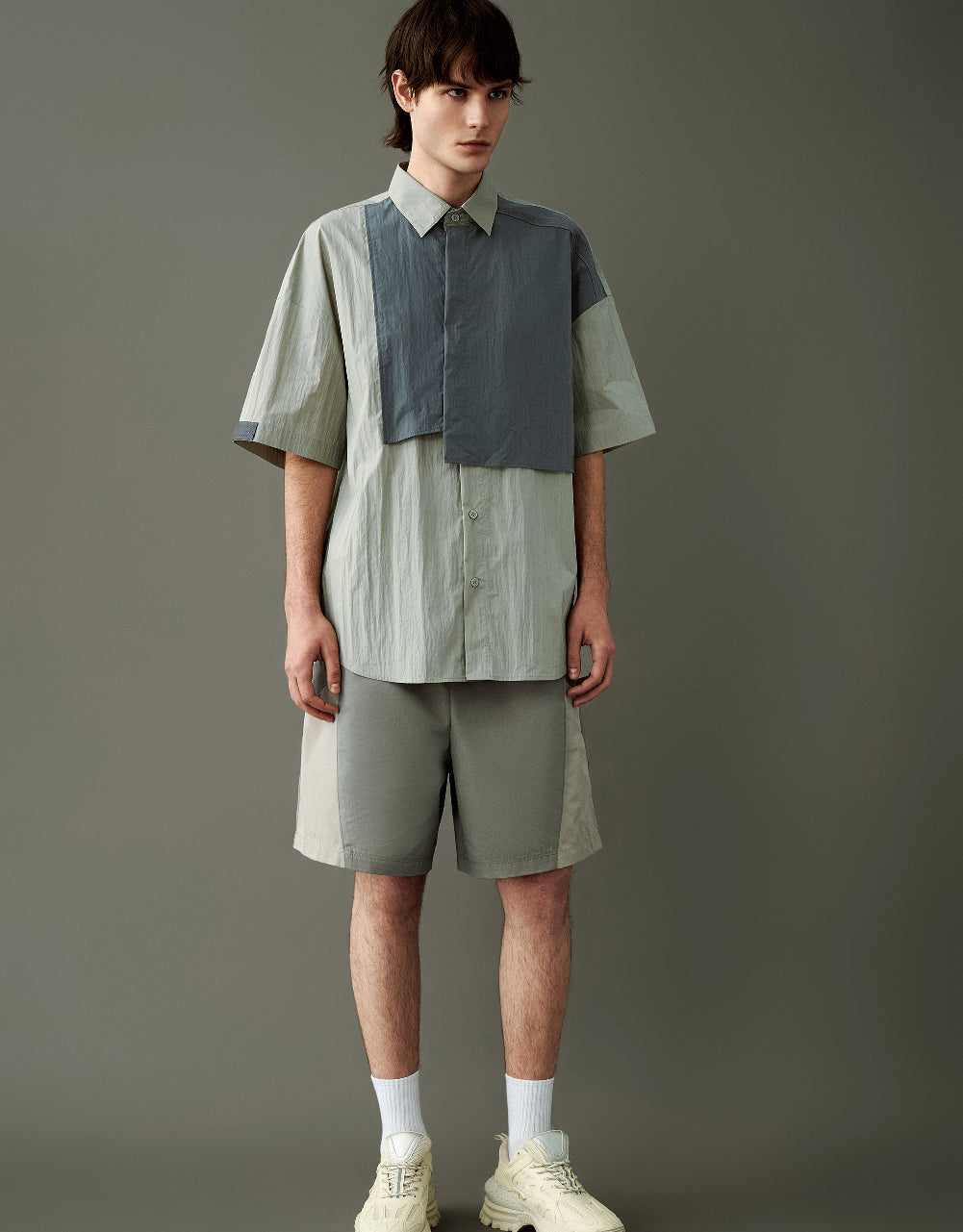 Colorblocks Oversized Shirt