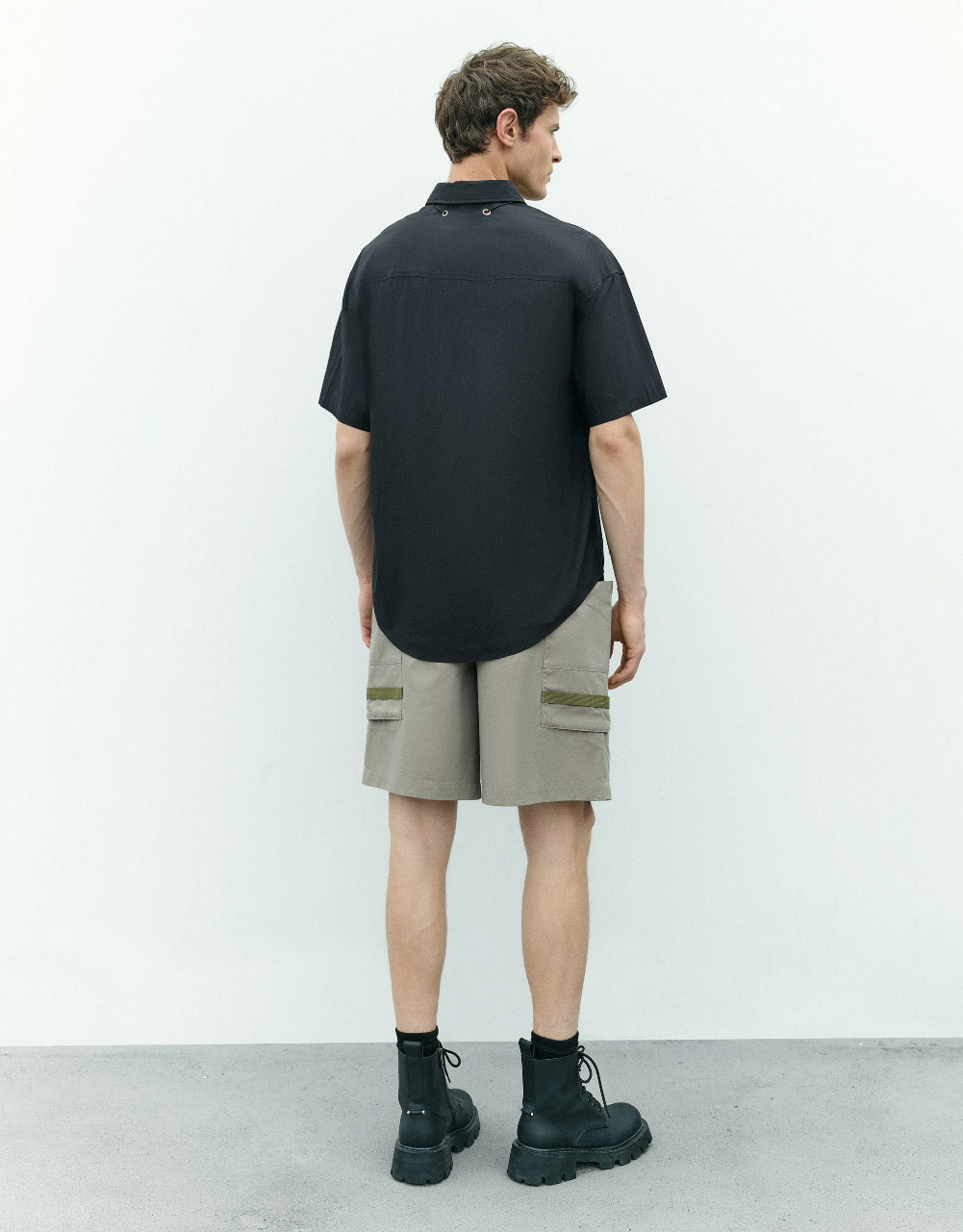Drop Shoulder Sleeve Loose Shirt
