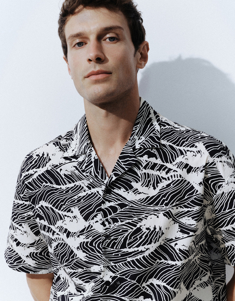 Waves Pattern Loose Shirt