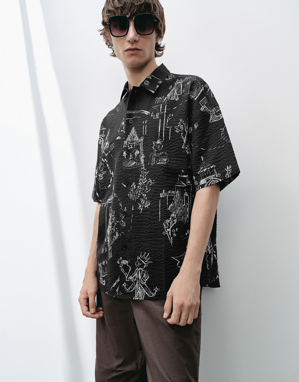 Printed Oversized Shirt
