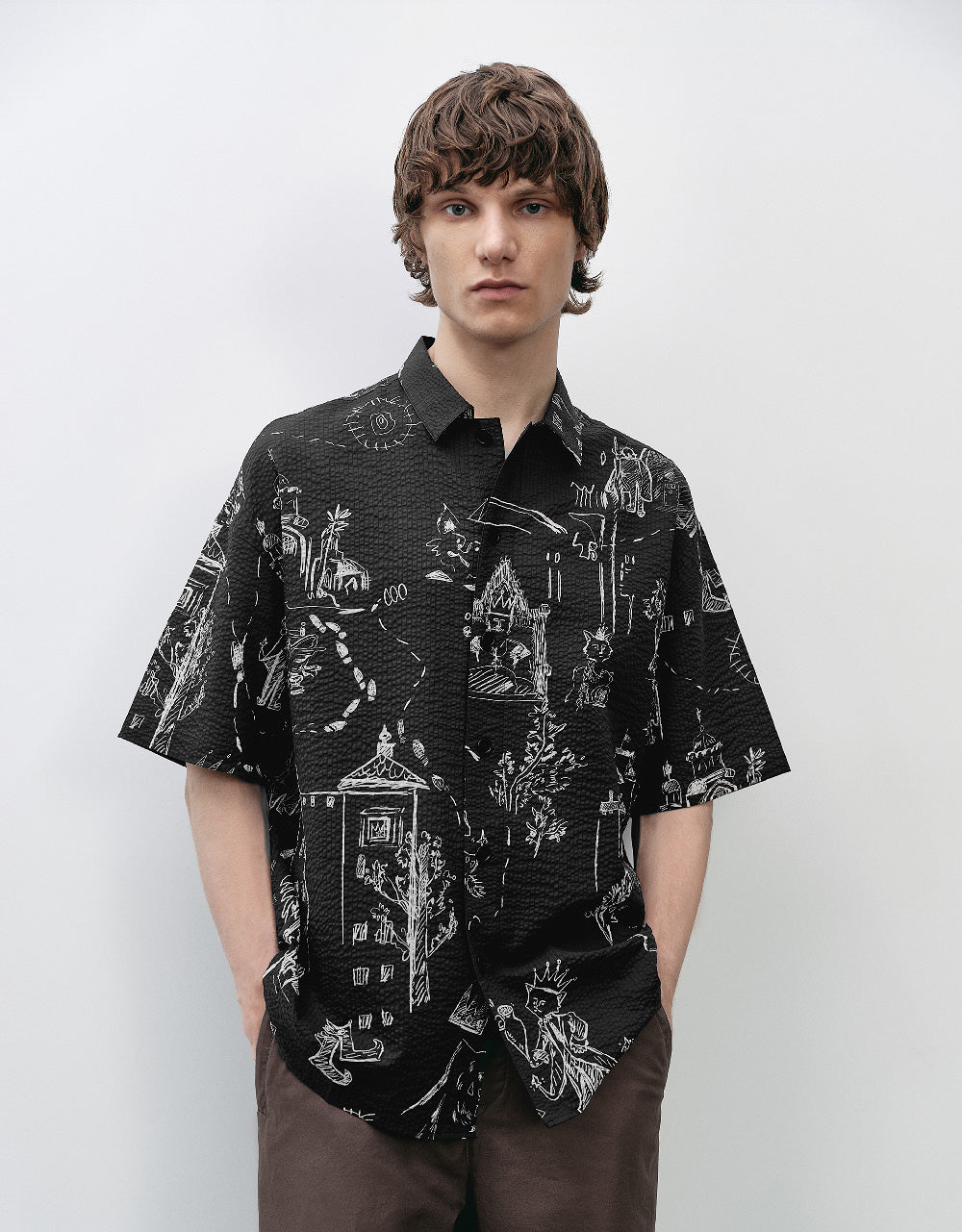 Printed Oversized Shirt