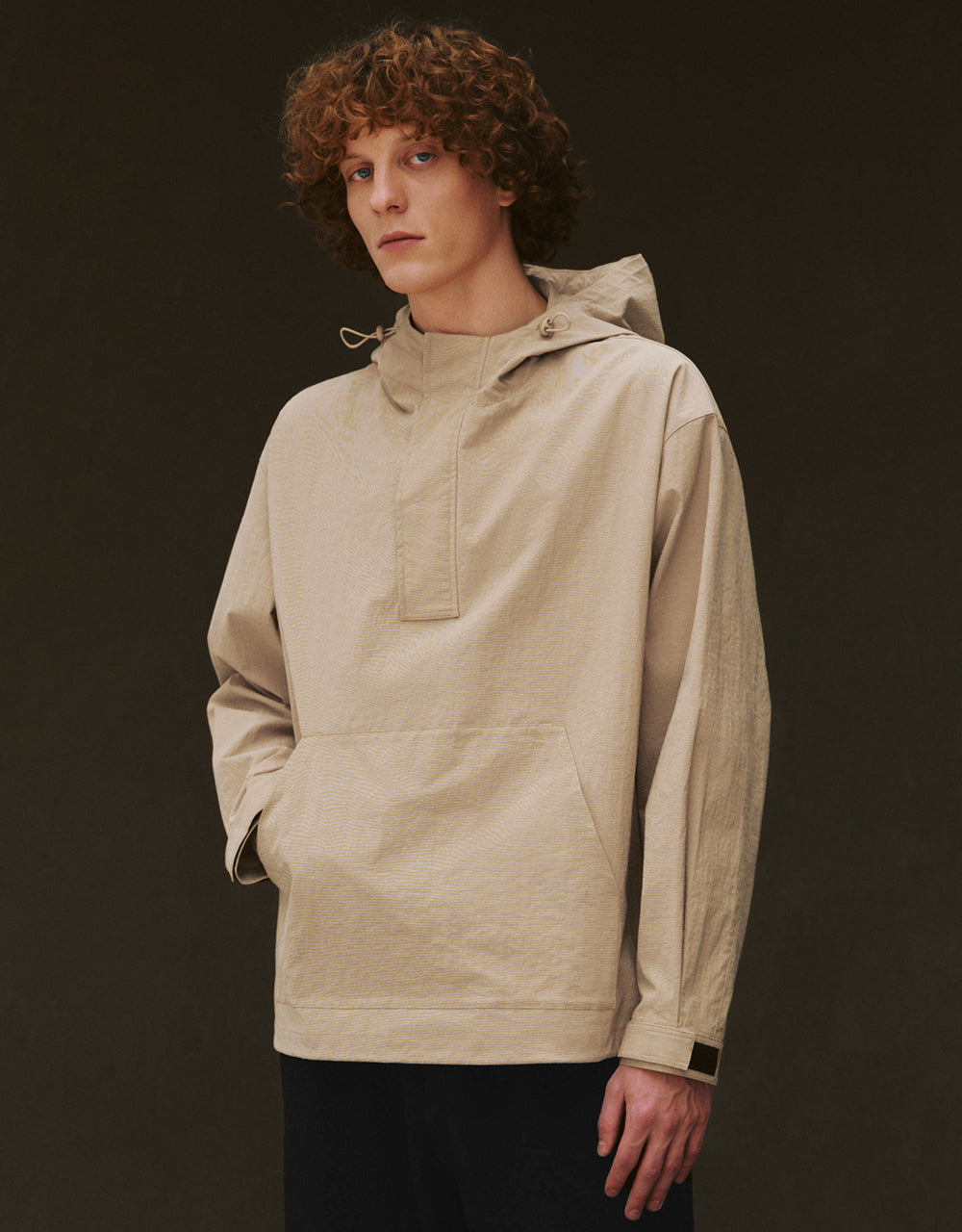 Hooded Oversized Overhead Shirt