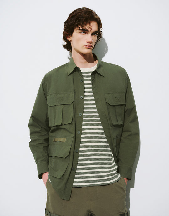 Button Up Loose Shirt