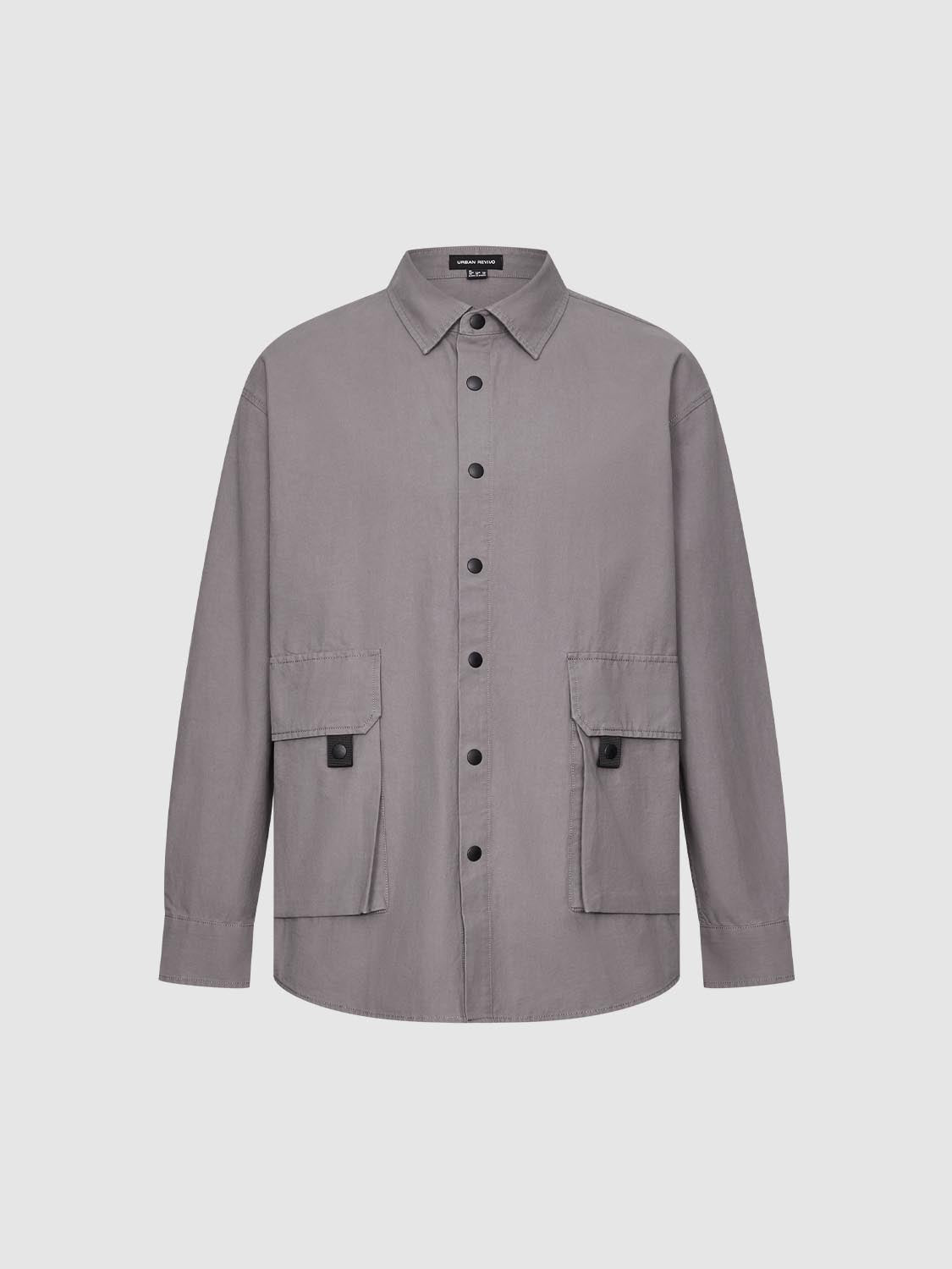 Flap Pocket Loose Shirts