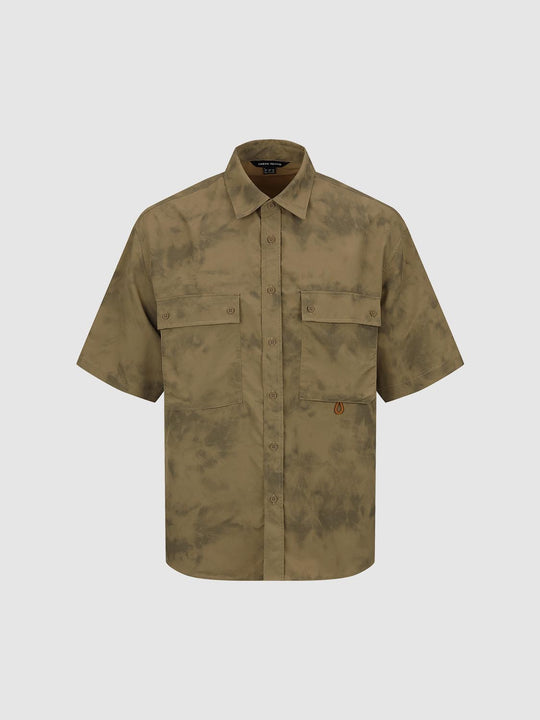 Polyamide Flap Pocket Short Sleeve Shirts