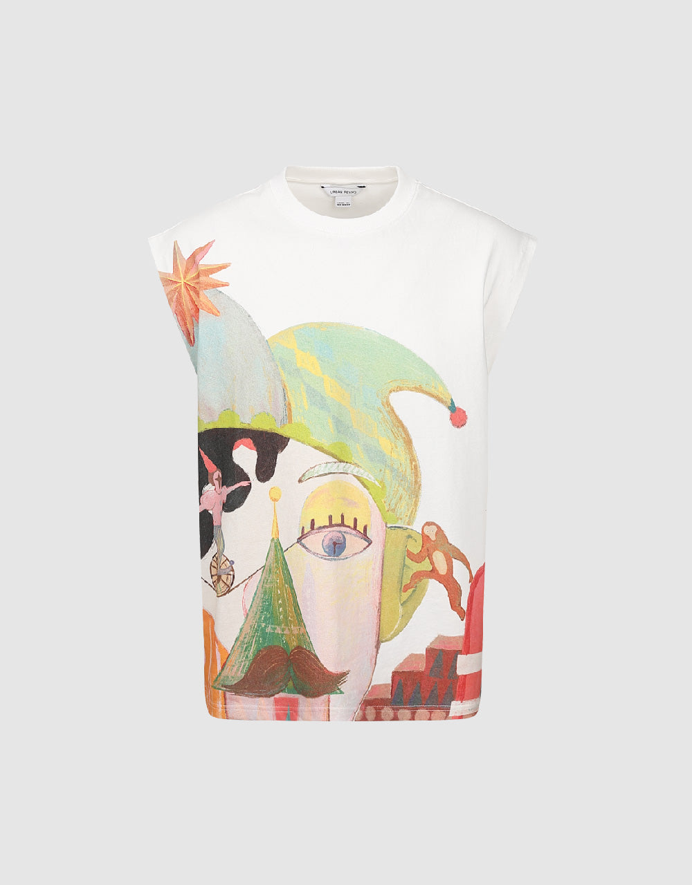 Crew Neck Loose Tank Top