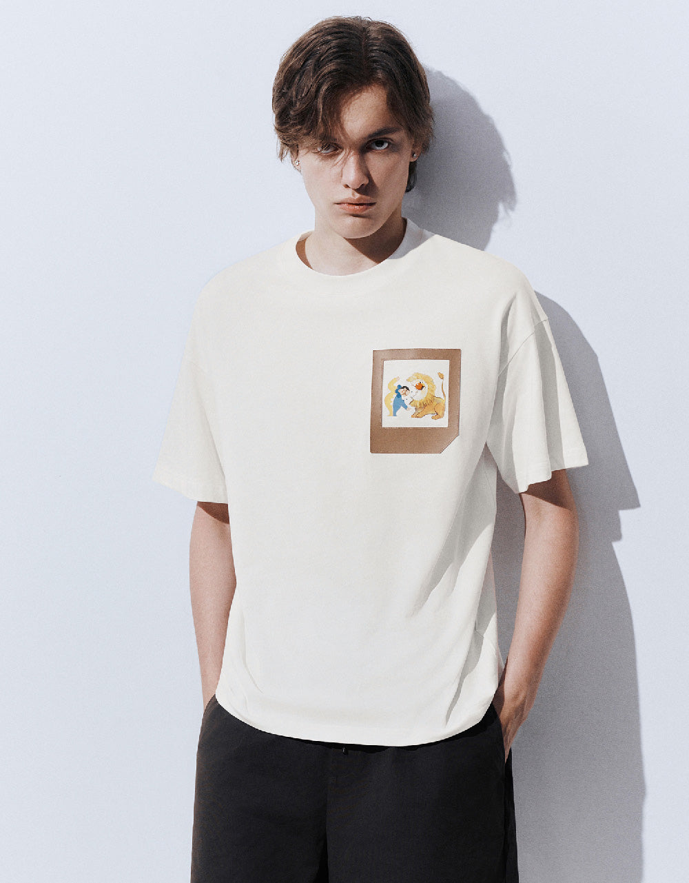 Drop Shoulder Sleeve  T-Shirt