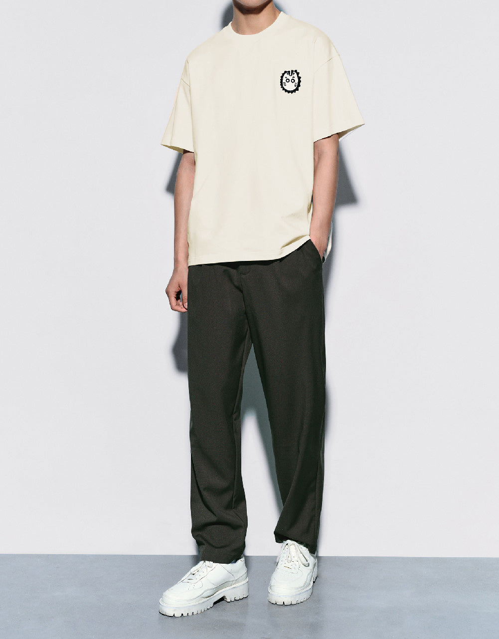 Crew Neck Straight T-Shirt