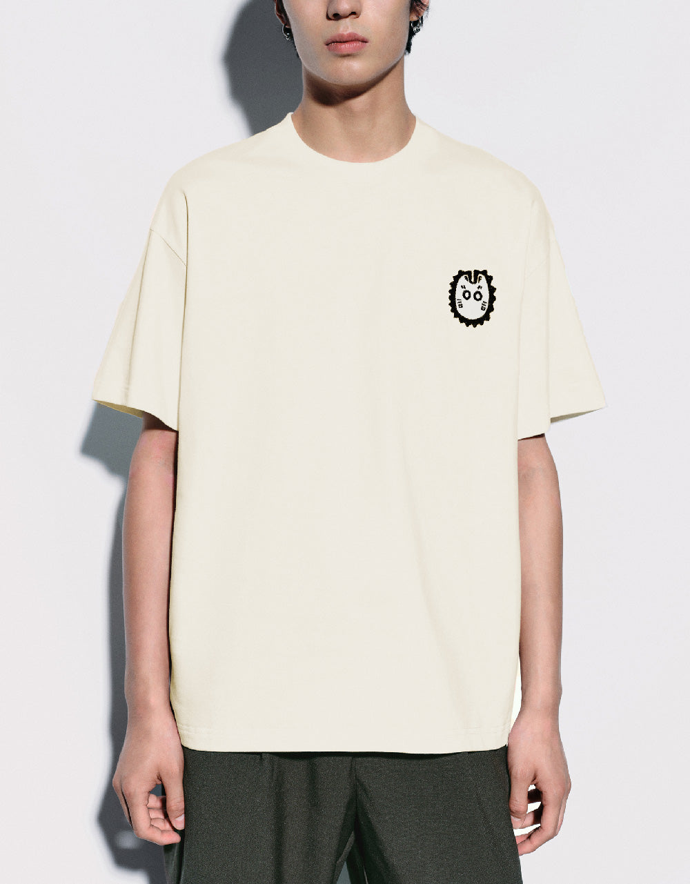 Crew Neck Straight T-Shirt