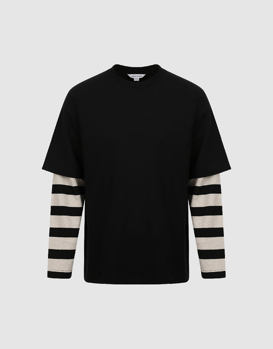 2 In 1 Crew Neck T-Shirt