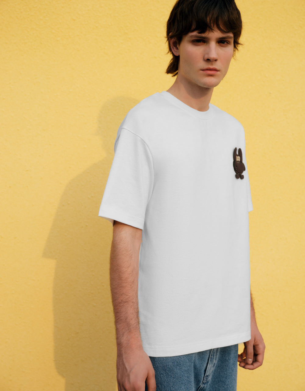 Cartoon Embossed T-Shirt